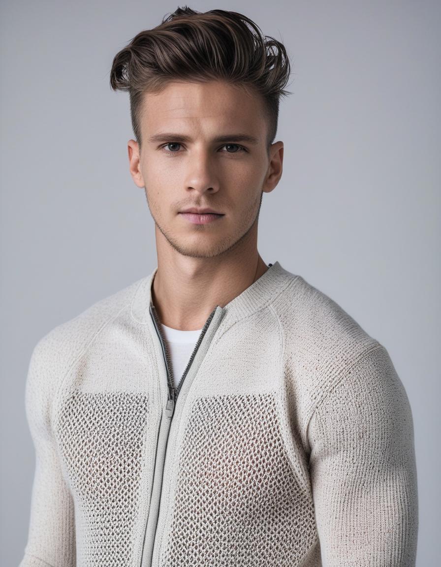 A zip sweater for man